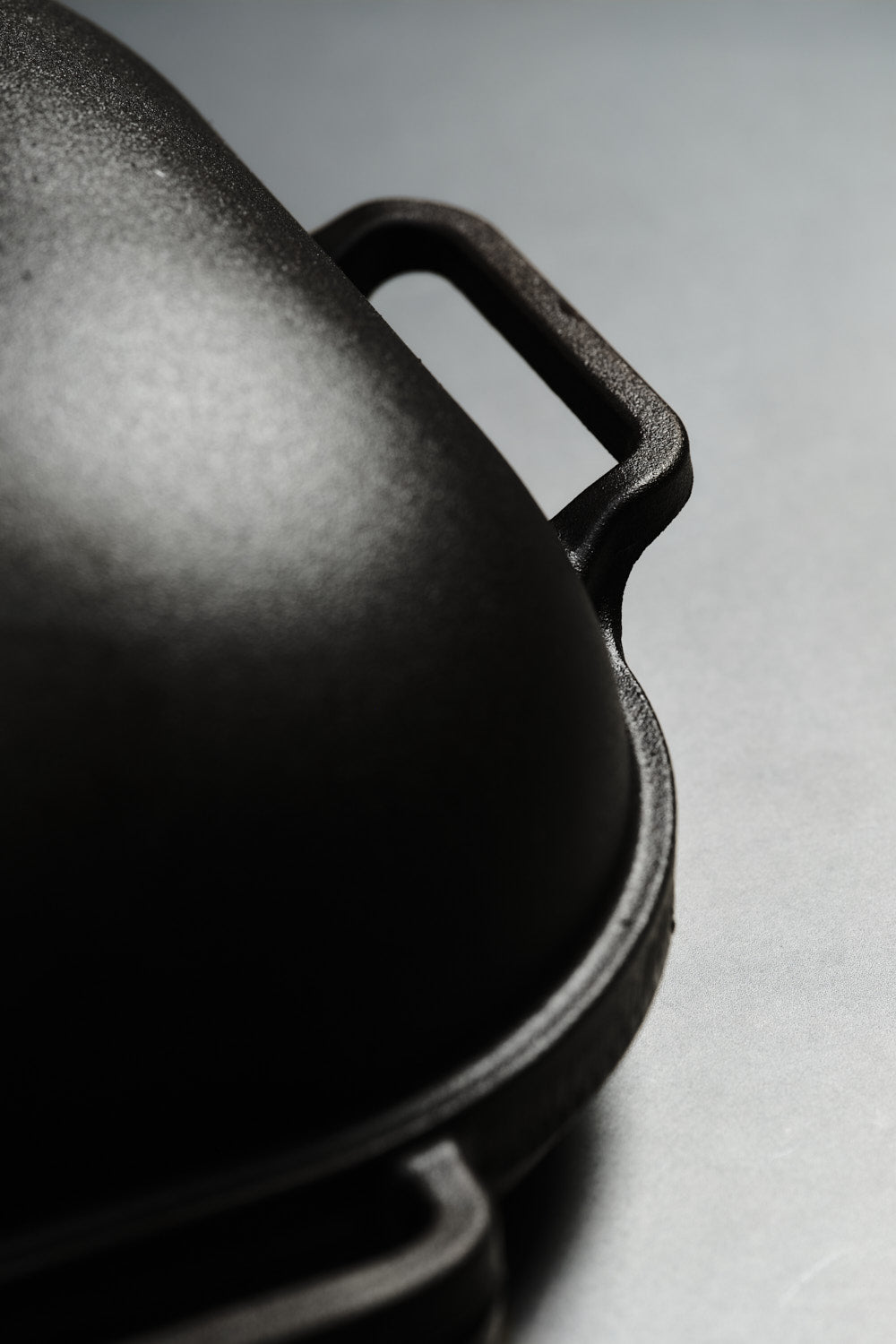 Griff Detail der Challenger Bread Pan – Gusseisen Brotbackform