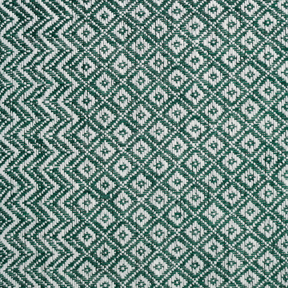 Textil Detail von Leinen Geschirrtuch grün