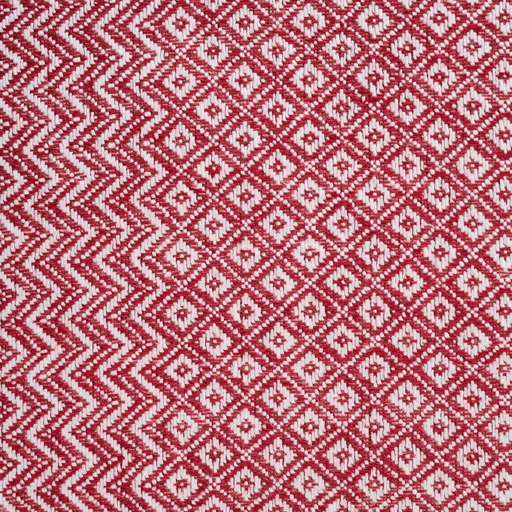 Textil Detail von Leinen Geschirrtuch weinrot