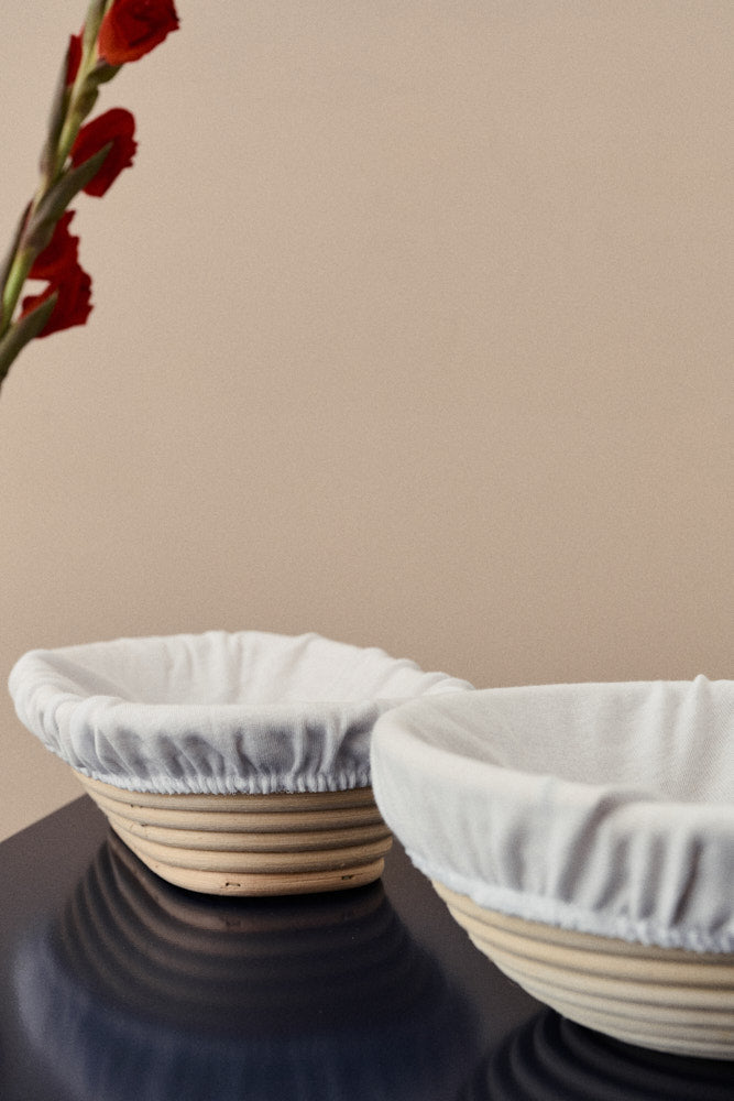 Gärkorbbezüge aus Baumwolle