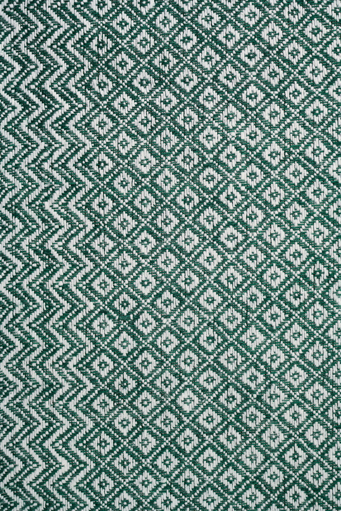 Textil Detail von Leinen Geschirrtuch grün