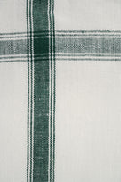 Textil Detail von Leinen Gläsertuch grün