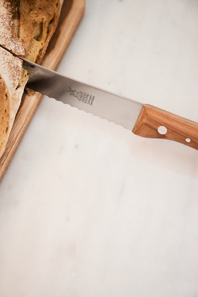 Windmühlen Brotsägemesser lang mit handauspolierter Klinge